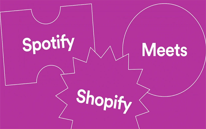 intyegración Spotify Shopify